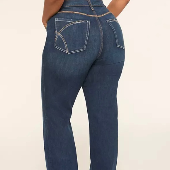 Lane Bryant Boot Cut Jeans. Size 18 Average. Blue. - Picture 1 of 10